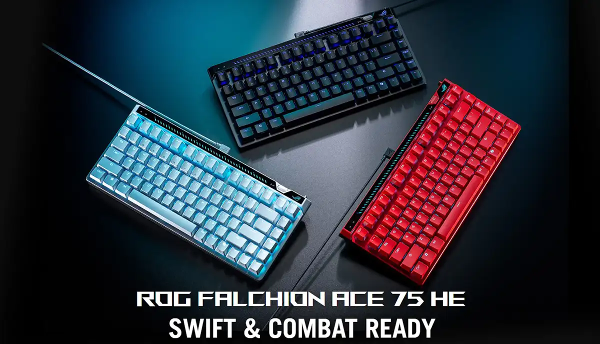 ASUS ROG Falchion Ace 75 HE HFX V2 & V2X Magnetic Switch Gaming Keyboard Price in Bangladesh ASUS ROG Falchion Ace 75 HE HFX V2 & V2X Magnetic Switch Gaming Keyboard Price in Bangladesh